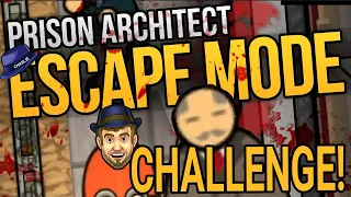 PRISON ESCAPE CHALLENGE - #01 - Convict Central Max - Prison Architect Escape Gameplay