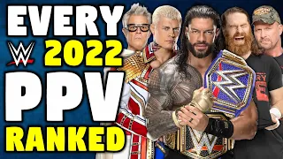 Every 2022 WWE PPV Ranked From WORST To BEST
