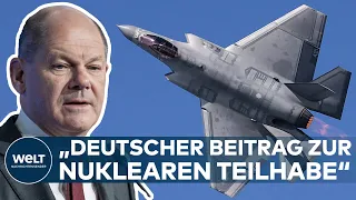 KANZLER FÜR KAMPFJETS: F-35-Jäger! Olaf Scholz für zügigen Liefervertrag von US-Tarnkappen-Jet