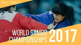 World Sambo Championships. Sochi 2017. Day 2. Mat 2