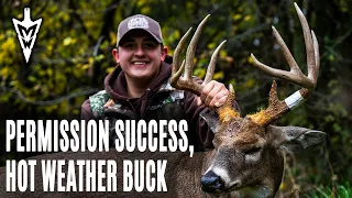 Permission Farm Success, Hot Weather Buck | Midwest Whitetail
