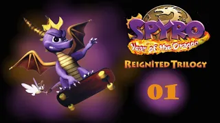 Let´s Play Spyro 3 - Year of the Dragon - Reignited Trilogy - German - Part 01