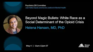 Beyond Magic Bullets: White Race as a Social Determinant of the Opioid Crisis