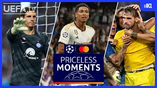#UCL PRICELESS MOMENTS: Matchday 1 | Sommer, Bellingham, Provedel...