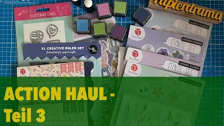 ACTION: geniale Neuheiten / Stencil Alarm / Papier & praktische Werkzeuge / einfache Karten basteln