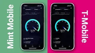 Mint Mobile vs T-Mobile 5G Speed Test!