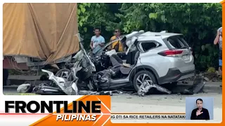 Dentista ng DOH, patay matapos sumalpok sa truck ang minamaneho niyang SUV | Frontline Pilipinas