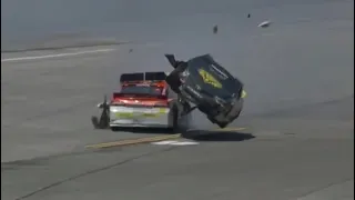 MASSIVE NEAR FLIP CRASH - 2022 ARCA AT TALLADEGA