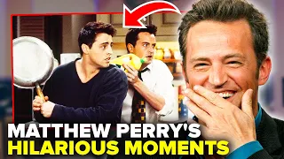 Matthew Perry's Hilarious Moments, On and Off the 'Friends' Set