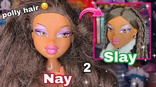 Fixing Bratz Polypropylene Hair!! Sasha  2007 Play Sportz X-treme Makeover !