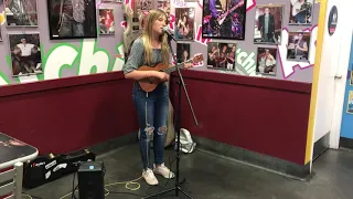 Ava August performs her song “ Southern California” @ Archie’s Ice Cream in Tustin,CA - 6/21/18