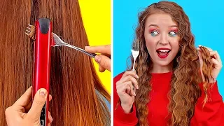 DES ASTUCES DE COIFFURE INCROYABLES || Des Idées De Coiffures Faciles Pour Les Filles par 123 GO!