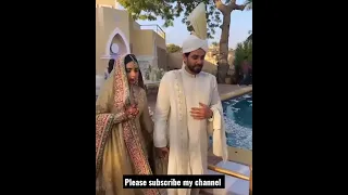 Saboor Aly and Ali Ansari wedding complete video #nikah#baraat #ahadrazamir #sajalaly