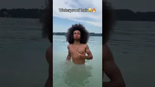 Hair can’t get wet😂 #afro #dance #hair #explore | noelgoescrazy #shorts