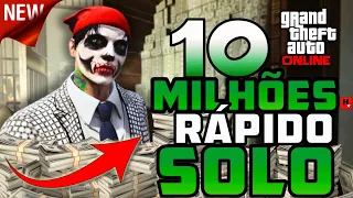 Como Ganhar Milhões no GTA V Online ✅ Dinheiro Fácil | SOLO | GTA 5 Online Missão MILIONÁRIA !!!