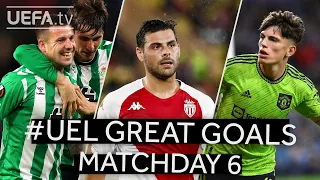 RUIBAL, VOLLAND, GARNACHO | #UEL GREAT GOALS: MATCHDAY 6