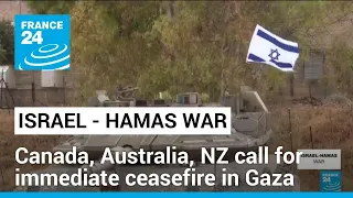 Australia, Canada, NZ urge Israel to avoid 'catastrophic' Rafah operation • FRANCE 24 English