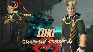 Loki in Shadow Fight Arena | New Hero and Skin in Shadow Fight 4 : Arena | Azuma New Skin | Hatsumi