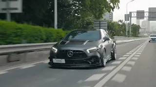 AMG A45S BlackSeries with 'GEEX' wide body