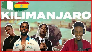 NAIJA & GHANA COLLABO ❤️🔥 Tiwa Savage, Black Sherif, Young John - KILIMANJARO (Lyric Video)#reaction