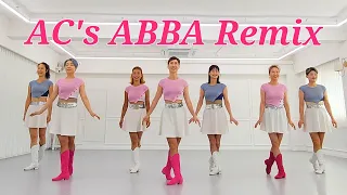 AC's ABBA Remix LineDance/쉬운중급라인댄스/Choreo:Alexis Strong,  Caroline Cooper