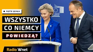 Semka: Tusk jest bezczelny w 100%, ale to taki gracz. Broni granicy, bo jest to w interesie Niemiec