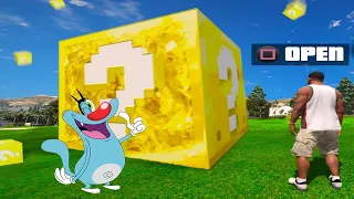 GTA 5 - OGGY FOUND THE MYTHIC LUCKY BLOCK IN GTA 5