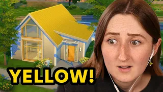 i built an entire sims house using only ONE COLOR