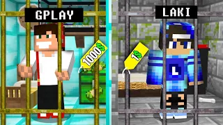 GPLAY BOGATY 1000$ VS LAKI BIEDNY 1$ W MINECRAFT | GPLAY & LAKI