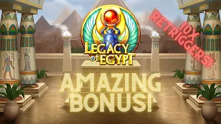 Amazing Bonus at Legacy of Egypt!!! 🔥
