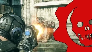 PETEY POPSHOT! - Gears of War: Ultimate Edition - Shotty Snipes Gameplay w/ LANDAN