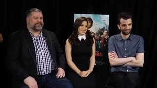 Jay Baruchel & America Ferrera - How to Train Your Dragon 2 Interview HD