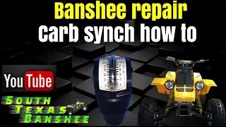 How to synch banshee carbs