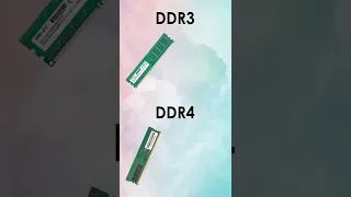 What is Difference between DDR3 & DDR4 RAM? #Shorts #trend  #shortvideo #trending #ram #pc #memories