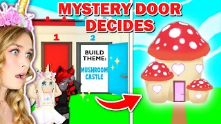 MYSTERY DOOR Decides What We BUILD In Adopt Me! (Roblox)