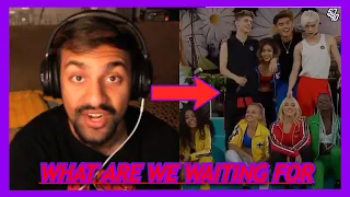 REACTING TO NOW UNITED - What Are We Waiting For | Lotta på Liseberg (TV4) | Live Instruments!