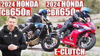 E-Clutch Elektroniczne Sprzegło. Test w Hondach CBR650R i CB650R 2024. Takiej nowości nie był od lat