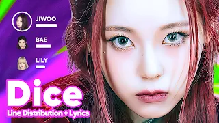 NMIXX - DICE (Line Distribution + Lyrics Karaoke) PATREON REQUESTED