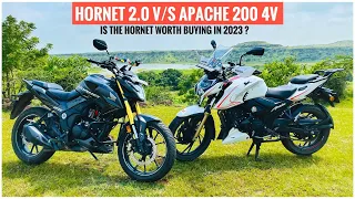 HORNET 2.0 VS APACHE 200 4V Detailed Comparison | Is the Hornet worth buying over the Apache ?