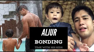 Aljur Abrenica rainy father and son bonding time with Alas and Axl | Kylie Padilla