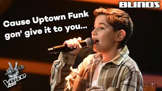 Mark Ronson & Bruno Mars - Uptown Funk (Joshua) | Blind Auditions | The Voice Kids 2023