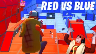 'Red vs Blue' Rumble Wars is CRAZY but Fun (Fortnite)