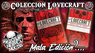 Reseña Colección H.P Lovecraft | Editorial Mirlo Colección Fractales