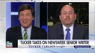 Tucker Carlson confronts Newsweek bias
