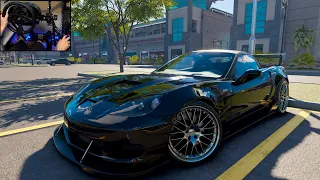 Corvette ZR1 - The Crew Motorfest | Steering Wheel Gameplay