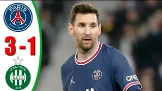 Paris Saint Germain (PSG) vs Saint-Entienne 3-1 | Extended highlights and Goals 2022 HD