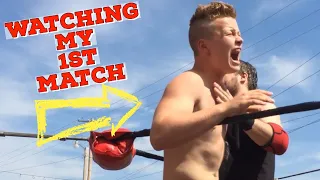 WATCH ALONG: 15 Year Old Debuts In Pro Wrestling! | FULL MATCH | AJZ