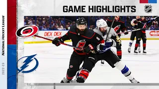 Hurricanes @ Lightning 11/3 | NHL Highlights 2022