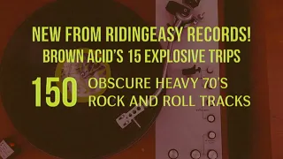 Brown Acid Series Classic Rock Compilation by RidingEasy Records