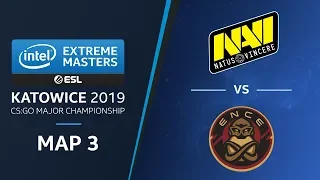 CS:GO - NaVi vs. ENCE [Mirage] Map3 - Semifinals - Champions Stage - IEM Katowice 2019